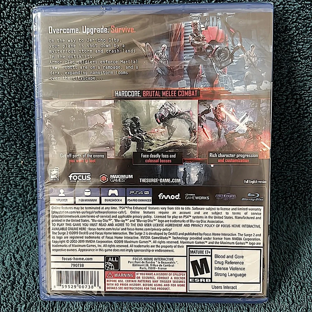 The Surge 2 PS4 Game New Sealed